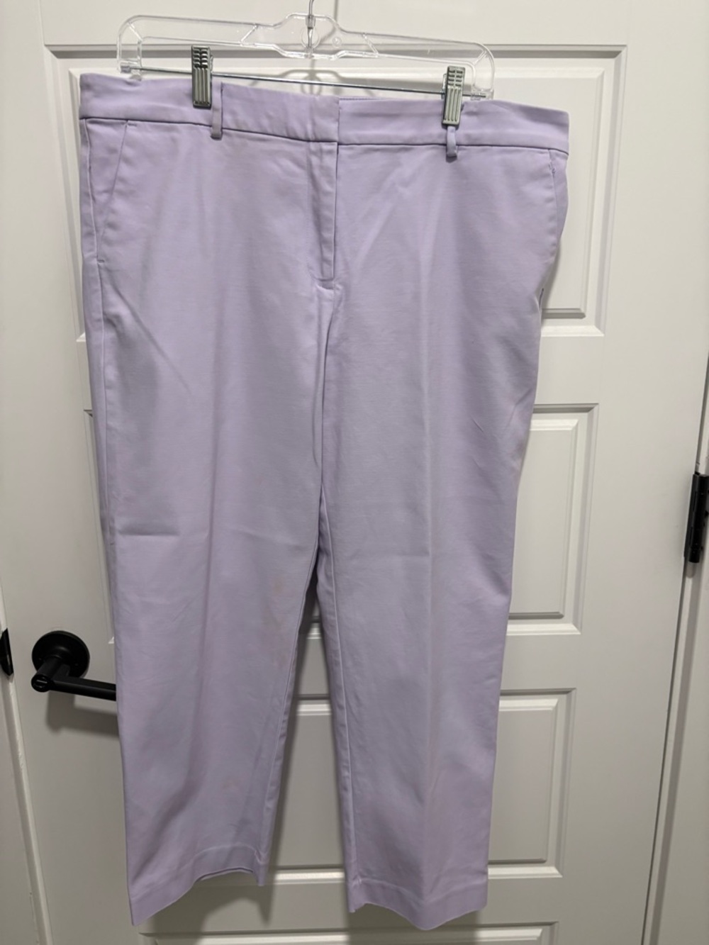 LOFT Curvy Dress Pants in Light Lilac